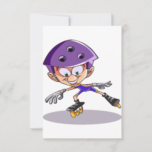 Rollerbladerの招待状 招待状 (正面)