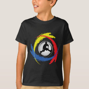 Rollerbladingの三色の紋章 Tシャツ