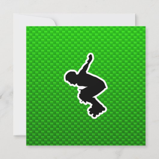 Rollerbladingの警察官 招待状 (裏面)