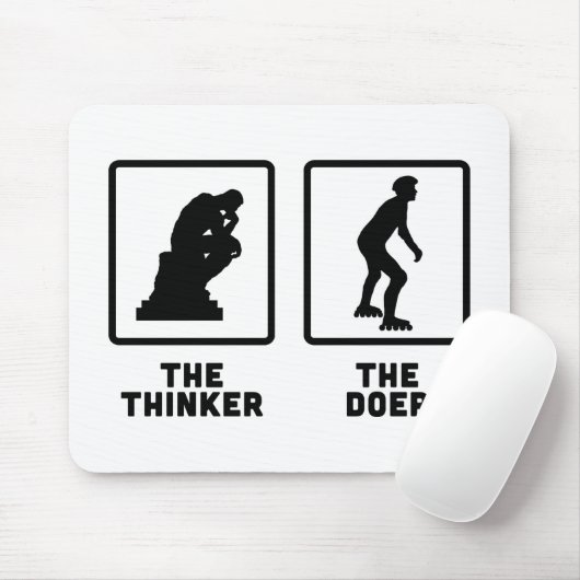 Rollerblading マウスパッド (マウス)