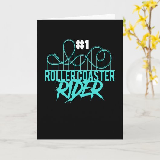 Rollercoaster Rider Rollercoaster カード (黄色い花)