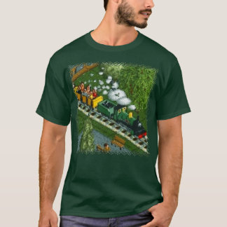 RollerCoaster Tycoon RCミニチュア鉄道 Tシャツ