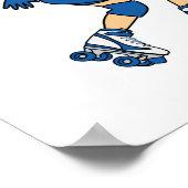 Rollerderby Girl – 中 ポスター (角)