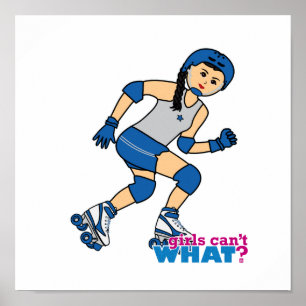 Rollerderby Girl – 中 ポスター