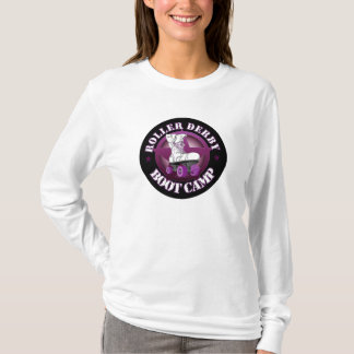 RollerDerbyBootCampの長い袖のTシャツ Tシャツ