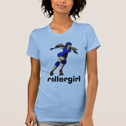 Rollergirlのティー Tシャツ (正面)