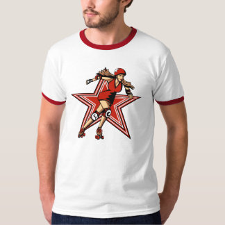 Rollergirlの妨害機 Tシャツ