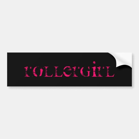 ROLLERGIRL バンパーステッカー (正面)
