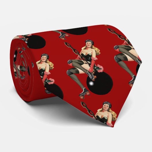 Rollergirlsのタイ ネクタイ (ロール)