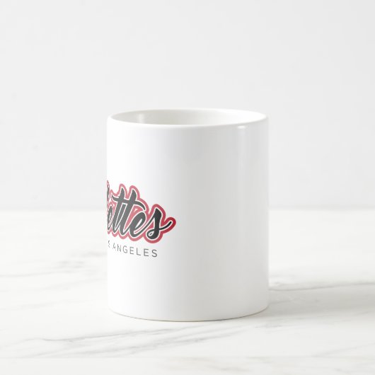 Rollettes mugブラックロゴ コーヒーマグカップ (中央)