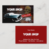 Rollinはホットロッドの骨を抜きます 名刺 (正面/裏面)