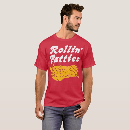 Rollin' Fatties Tシャツ (正面フル)