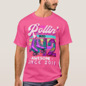 Rollin Into 12 Awesome 2011 Roller Skating 12Th Bi Tシャツ (正面)