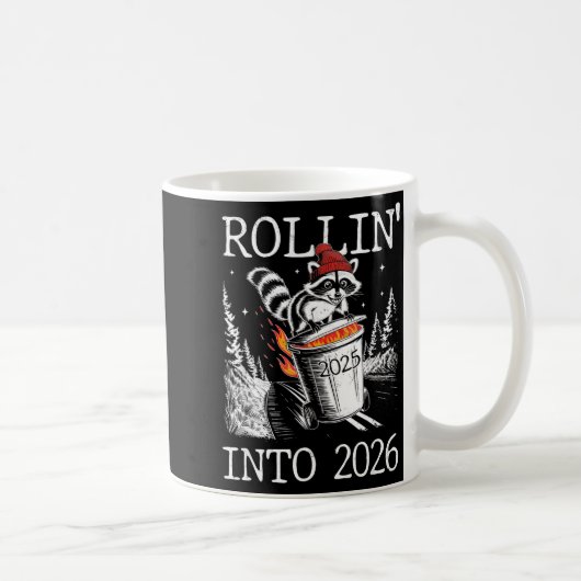 Rollin' Into 2026  コーヒーマグカップ (右)