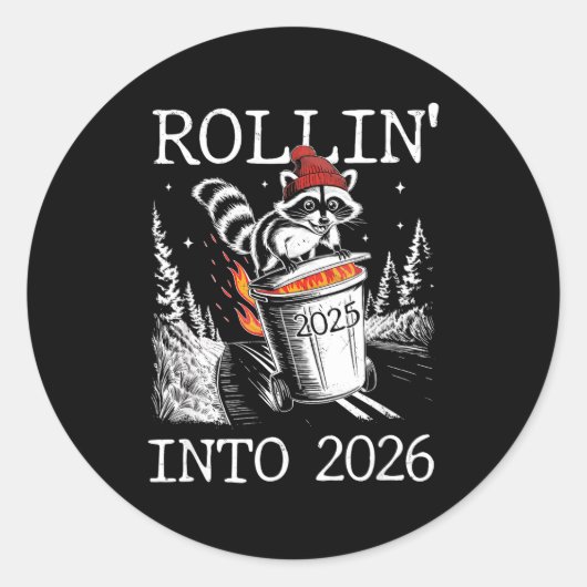 Rollin' Into 2026  ラウンドシール (正面)