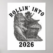 Rollin' Into 2026, 2026 Snarky New Year, Meme Racc ポスター (正面)