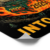 Rollin’ Into 2026 Funny Raccoon Dumpster Fire  ポスター (角)