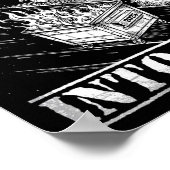 Rollin' Into 2026 Funny Raccoon Dumpster Fire Art  ポスター (角)