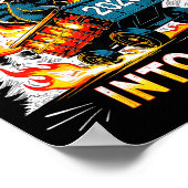 Rollin Into 2026 Funny Raccoon New Year Meme  ポスター (角)