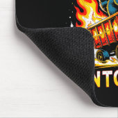 Rollin Into 2026 Funny Raccoon New Year Meme  マウスパッド (コーナー)