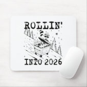 Rollin’ Into 2026 Raccoon Dumpster Fire Funny New  マウスパッド (マウス)