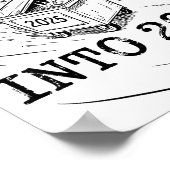 Rollin’ Into 2026 Raccoon Dumpster Fire New Year M ポスター (角)