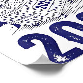 Rollin Into 2026 Raccoon Funny Dumpster Fire 2025  ポスター (角)