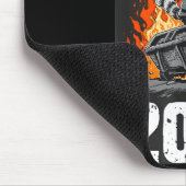 Rollin Into 2026 Raccoon Funny Dumpster Fire 2025  マウスパッド (コーナー)