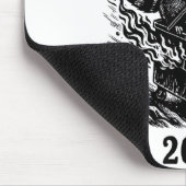 Rollin Into 2026 Raccoon Funny Dumpster Fire 2025  マウスパッド (コーナー)