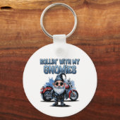 Rollin’ With My Gnomies Motorcycle Key Ring キーホルダー (裏面)