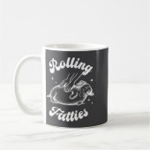 Rolling Fatties Dog Dachshund Weed Wiener Dog Love コーヒーマグカップ (左)