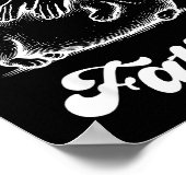 Rolling Fatties Dog Dachshund Weed Wiener Dog Love ポスター (角)