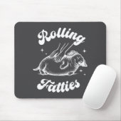 Rolling Fatties Dog Dachshund Weed Wiener Dog Love マウスパッド (マウス)
