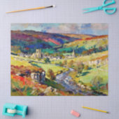 Rolling Hills, Quiet Walls – A Yorkshire Landscape 薄葉紙 (クラフト)