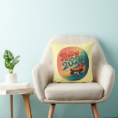 Rolling Into 2026 Retro Decorative Pillow クッション (椅子)