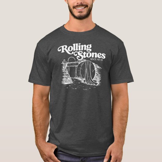 Rolling Stone Retro Jesus Since AD Tシャツ (正面)