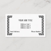 Rolling Through Life Bowling Business Card 名刺 (裏面)