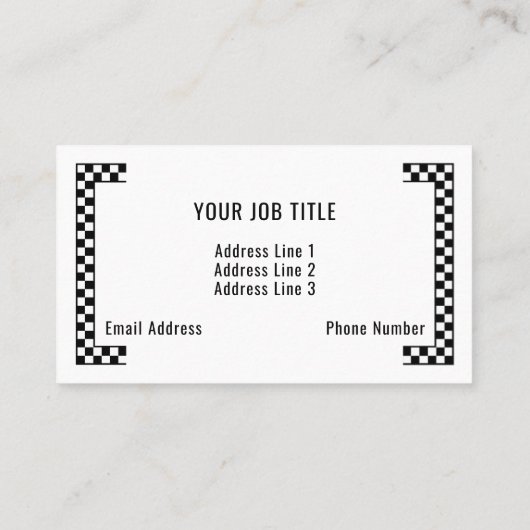 Rolling Through Life Bowling Business Card 名刺 (裏面)