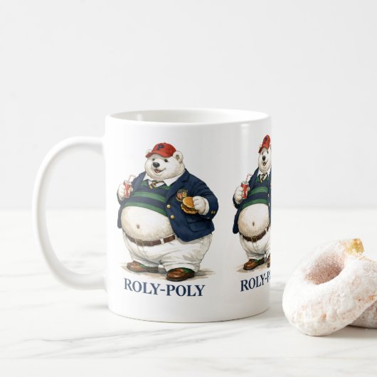Roly Poly Mug コーヒーマグカップ (ドーナツ)