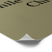 Rom 5:8黄色と黒のカナリモッキンバード ポスター (角)