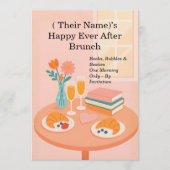 Rom-Com Brunch Book Club Birthday Party 招待状 (正面)