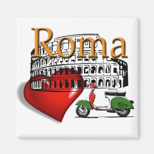 Roma in my Heart マグネット (正面)