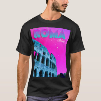 Roma Italia - Rome Italy - Colosseum T-shirt Tシャツ