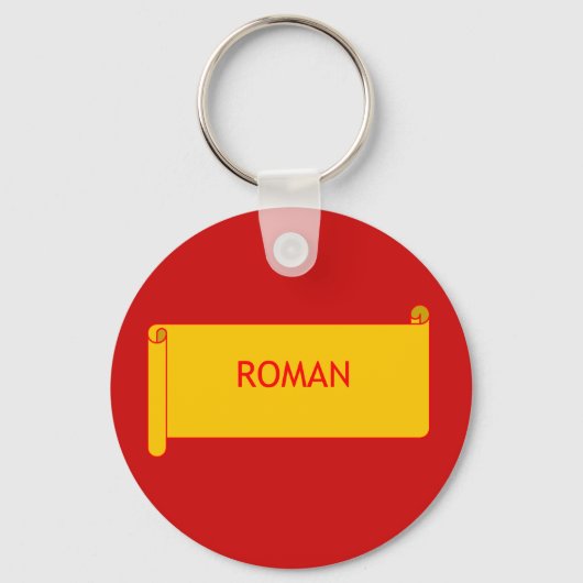 "ROMAN"キーチェーン キーホルダー (正面)