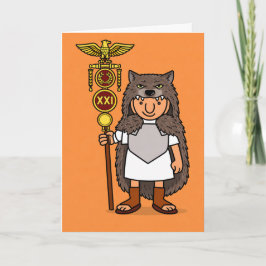 Roman 21st Birthday Card Signifer Standard Bearer カード