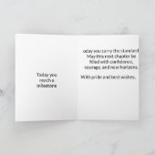 Roman 21st Birthday Card Signifer Standard Bearer カード (内部)