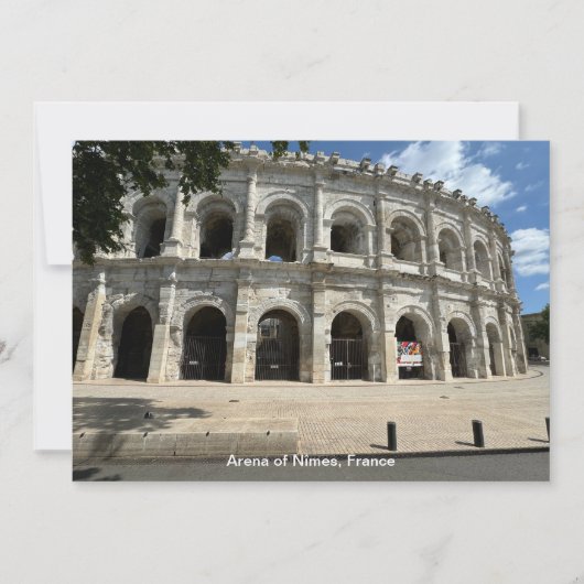 Roman Amphitheater, Nimes,フランス シーズンカード (正面)