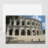Roman Amphitheater, Nimes,フランス シーズンカード (正面/裏面)