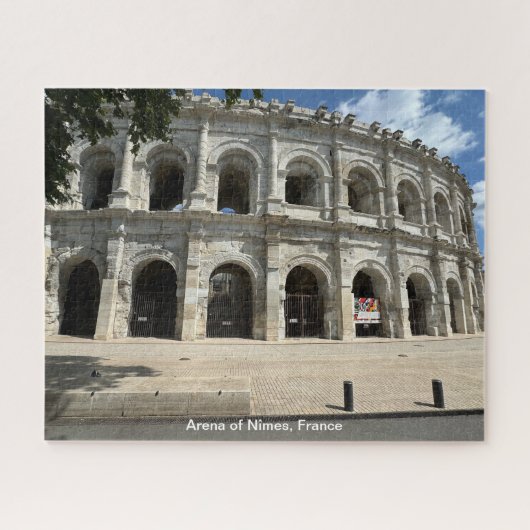 Roman Amphitheater, Nimes，フランス ジグソーパズル (横)