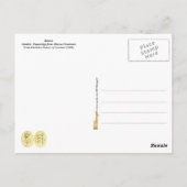 Roman Amulets – アブラキサスの宝石の版木、銅版、版画 ポストカード (裏面)